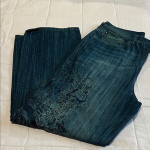 Ecko Unlimited Men's Dark Blue Relaxed Jeans